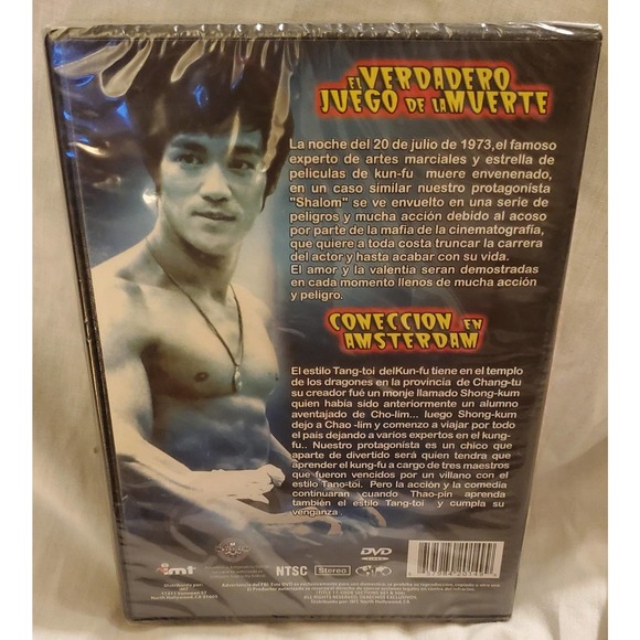Verdadero Juego De La Muerte/Conneccion En Amsterdam RARE Kung Fu DVD Bruce Lee - Picture 2 of 2